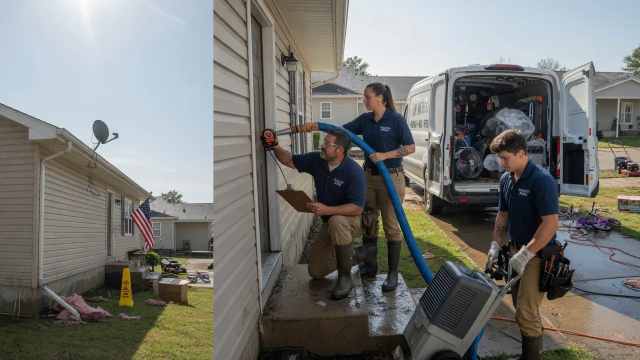 Ceiling Water Damage Restoration in Ethel, MO near me
